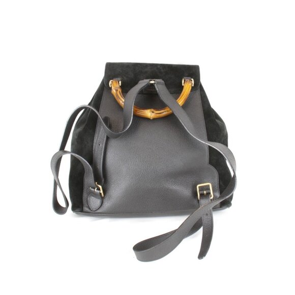 GUCCI Black Bamboo Backpack - Picture 2 of 14